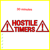 hostile timers logo Rusty