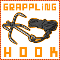grappling hook logo Rusty