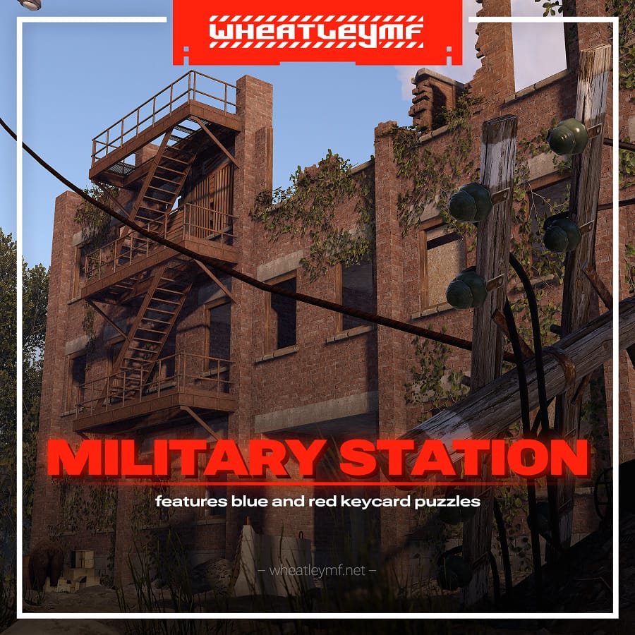 uregelmæssig sød filthy MILITARY STATION Custom Rust Monument - Lone Design