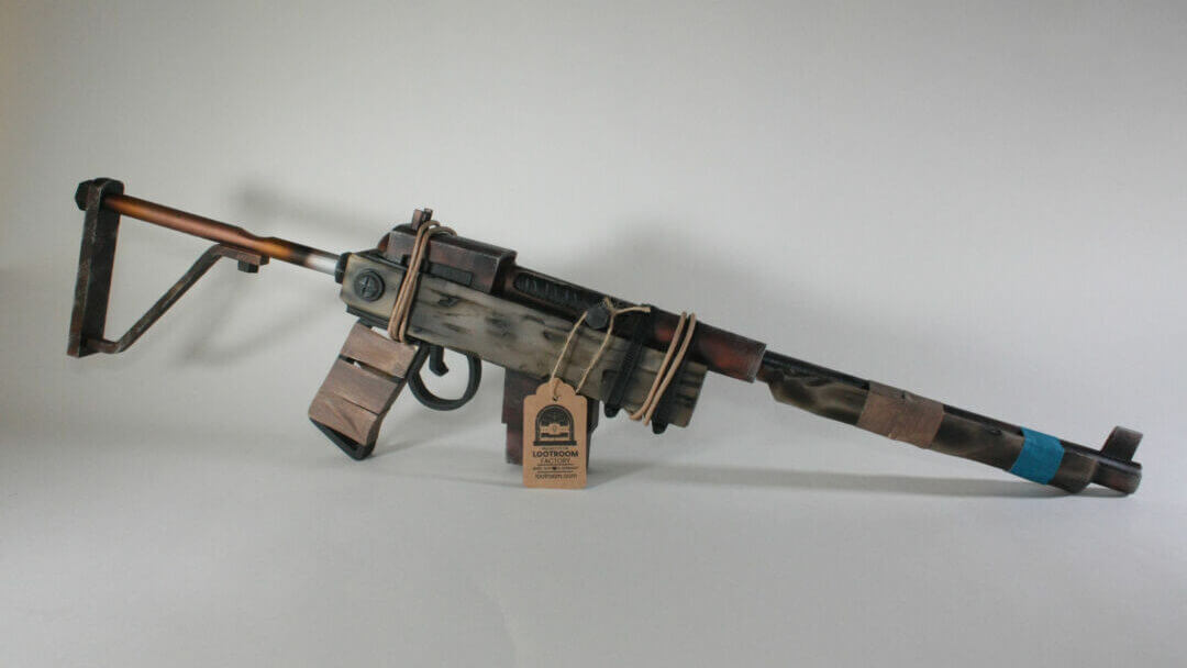 Rust Life-Size Semi-Automatic Rifle (SAR) Replica - 3D Printed and Airbrushed