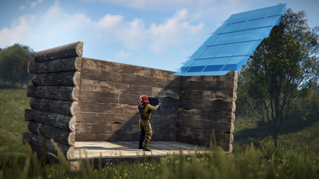 New building skin in Rust game update