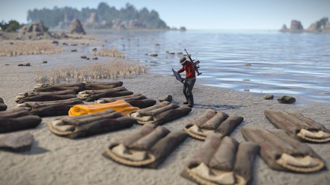 Screenshot from Rust Game Update June 2023 showing new features and changes.
