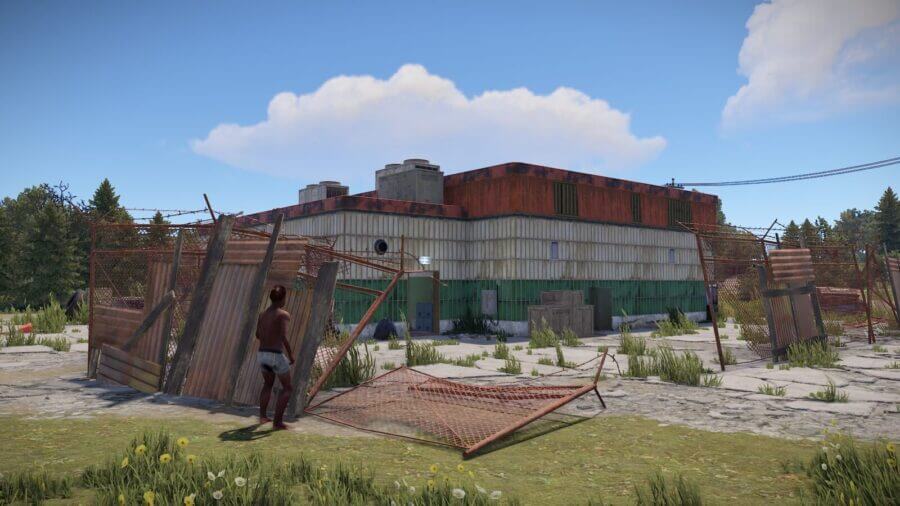 Surrounding cover around the abandoned outpost assists in protection from other players visibility and cover for any potential fights.